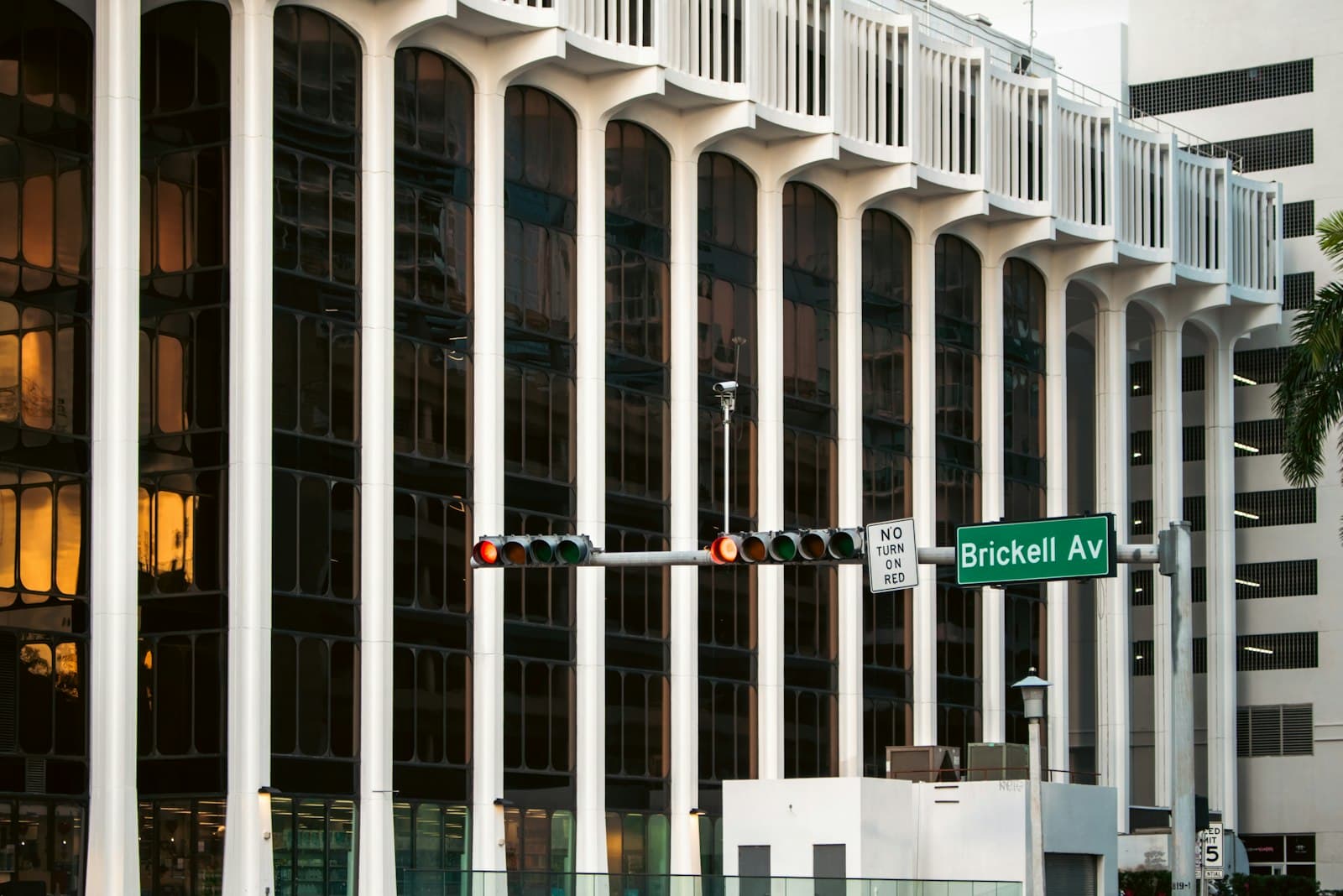 Modern commercial real estate facade
